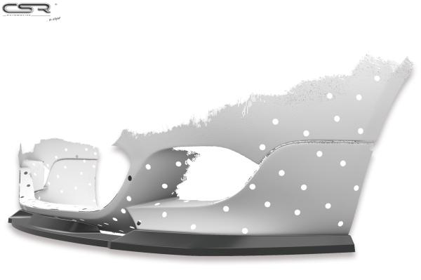CSR Frontspoiler | Cup-Spoilerlippe mit ABE für BMW 5er E60/E61 M-Paket CSR-CSL455-C Carbon Look Hochglanz (keine Lackierung erforderlich)