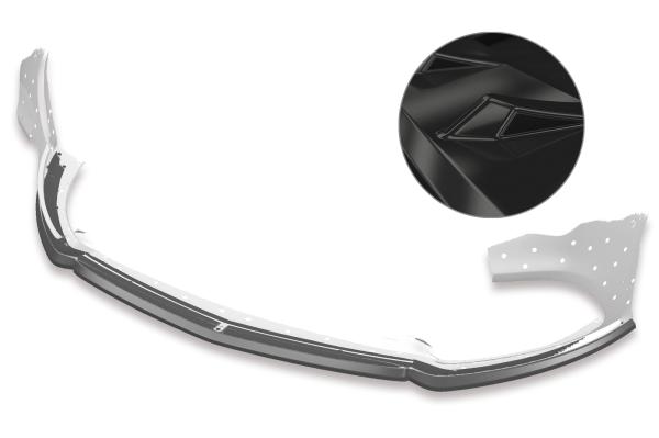 CSR Frontspoiler | Cup-Spoilerlippe mit ABE für Mercedes-Benz CLA C118/X118 AMG-Line CSL456-G Glossy schwarz Hochglanz (keine Lackierung erforderlich)