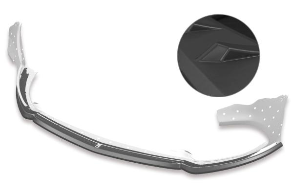 CSR Frontspoiler | Cup-Spoilerlippe mit ABE für Mercedes-Benz CLA C118/X118 AMG-Line CSL456-L Lackierung erforderlich (unlackiert roh)