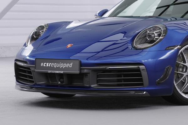 CSR Frontspoiler | Cup-Spoilerlippe mit ABE für Porsche 911/992 CSL461-L Lackierung erforderlich (unlackiert roh)