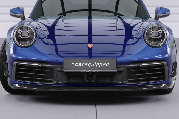 CSR Frontspoiler | Cup-Spoilerlippe mit ABE für Porsche 911/992 CSL461-L Lackierung erforderlich (unlackiert roh)