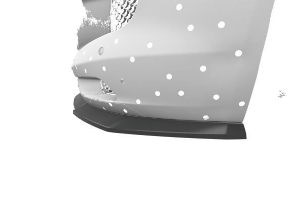 CSR Frontspoiler | Cup-Spoilerlippe mit ABE für Mercedes-Benz SLS AMG (197) CSL462-C Carbon Look Hochglanz (keine Lackierung erforderlich)