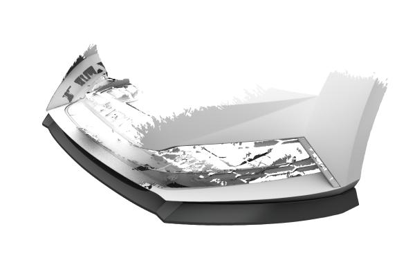 CSR Frontspoiler | Cup-Spoilerlippe mit ABE für Skoda Superb III (Typ 3V) CSL468-L Lackierung erforderlich (unlackiert roh)