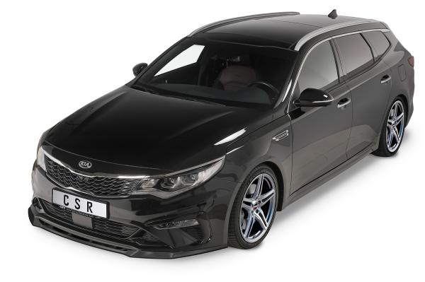 CSR Frontspoiler | Cup-Spoilerlippe mit ABE für Kia Optima (JF) GT/GT-Line CSL469-C Carbon Look Hochglanz (keine Lackierung erforderlich)