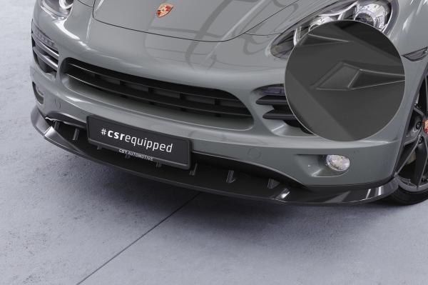 CSR Frontspoiler | Cup-Spoilerlippe mit ABE für Porsche Cayenne Typ 92A CSL470-L Lackierung erforderlich (unlackiert roh)