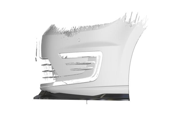CSR Frontspoiler | Cup-Spoilerlippe mit ABE für VW e-Golf CSL474-G Glossy schwarz Hochglanz (keine Lackierung erforderlich)