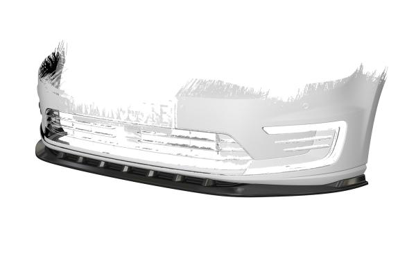 CSR Frontspoiler | Cup-Spoilerlippe mit ABE für VW e-Golf CSL474-G Glossy schwarz Hochglanz (keine Lackierung erforderlich)