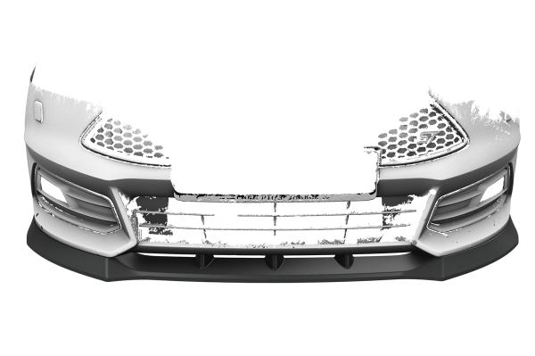 CSR Frontspoiler | Cup-Spoilerlippe mit ABE für Ford Focus MK3 ST Turnier CSL476-C Carbon Look Hochglanz (keine Lackierung erforderlich)