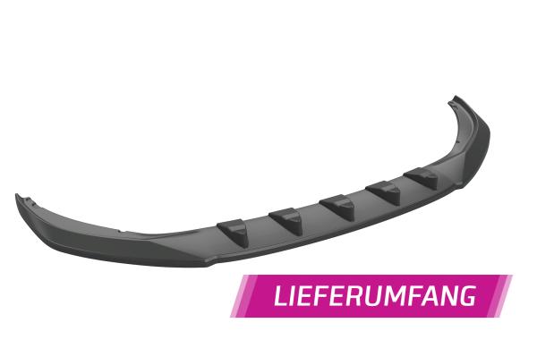 CSR Frontspoiler | Cup-Spoilerlippe mit ABE für Ford Focus MK3 ST-Line CSL478-C Carbon Look Hochglanz (keine Lackierung erforderlich)