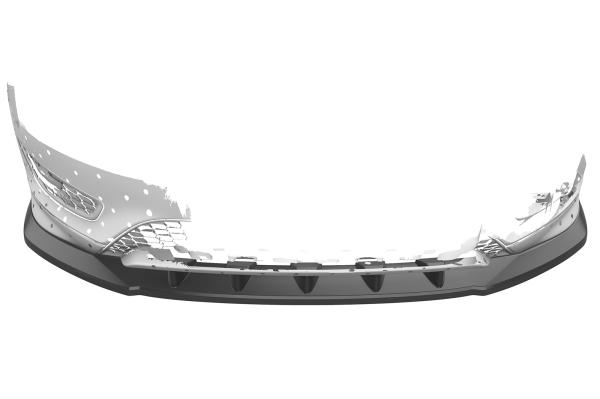 CSR Frontspoiler | Cup-Spoilerlippe mit ABE für Ford Focus MK3 ST-Line CSL478-C Carbon Look Hochglanz (keine Lackierung erforderlich)