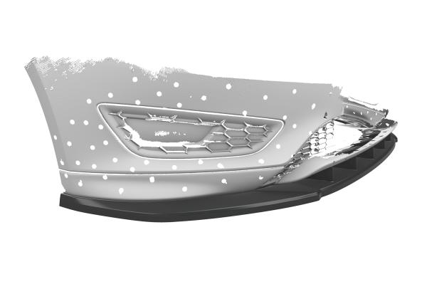 CSR Frontspoiler | Cup-Spoilerlippe mit ABE für Ford Focus MK3 ST-Line CSL478-C Carbon Look Hochglanz (keine Lackierung erforderlich)