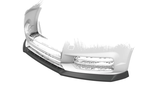 CSR Frontspoiler | Cup-Spoilerlippe mit ABE für Audi A1 8X CSL481-G Glossy schwarz Hochglanz (keine Lackierung erforderlich)