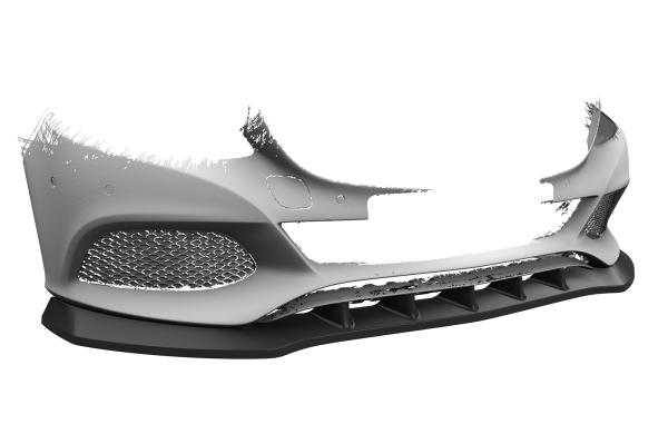 CSR Frontspoiler | Cup-Spoilerlippe mit ABE für Mercedes-Benz C-Klasse 205 CSL482-C Carbon Look Hochglanz (keine Lackierung erforderlich)