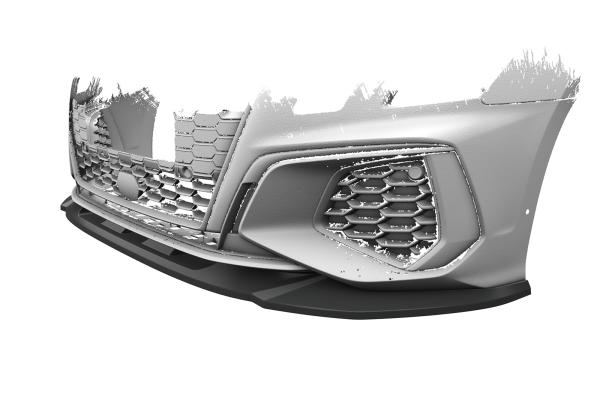 CSR Frontspoiler | Cup-Spoilerlippe mit ABE für Audi A3 8Y S-Line / S3 8Y CSL483-C Carbon Look Hochglanz (keine Lackierung erforderlich)