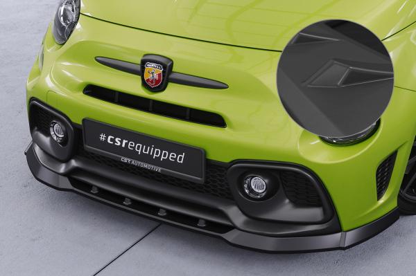 CSR Frontspoiler | Cup-Spoilerlippe mit ABE für Fiat 500 Abarth 595 CSL487-L Lackierung erforderlich (unlackiert roh)
