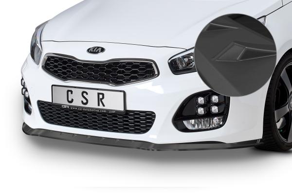 CSR Frontspoiler | Cup-Spoilerlippe mit ABE für KIA Ceed (JD) GT-Line CSL489-L Lackierung erforderlich (unlackiert roh)
