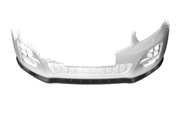 CSR Frontspoiler | Cup-Spoilerlippe mit ABE für KIA Ceed (JD) GT-Line CSL489-C Carbon Look Hochglanz (keine Lackierung erforderlich)