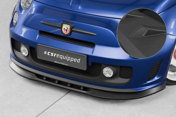 CSR Frontspoiler | Cup-Spoilerlippe mit ABE für Fiat 500 Abarth 595 CSL490-L Lackierung erforderlich (unlackiert roh)