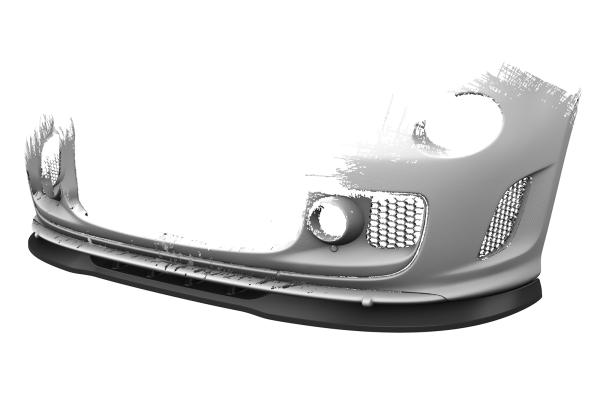 CSR Frontspoiler | Cup-Spoilerlippe mit ABE für Fiat 500 Abarth 595 CSL490-G Glossy schwarz Hochglanz (keine Lackierung erforderlich)