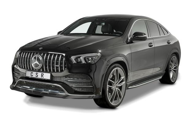 CSR Frontspoiler | Cup-Spoilerlippe mit ABE für Mercedes-Benz GLE C167 AMG-Line CSL492-C Carbon Look Hochglanz (keine Lackierung erforderlich)
