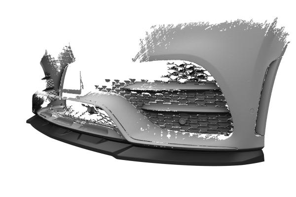 CSR Frontspoiler | Cup-Spoilerlippe mit ABE für Mercedes-Benz GLE C167 AMG-Line CSL492-C Carbon Look Hochglanz (keine Lackierung erforderlich)