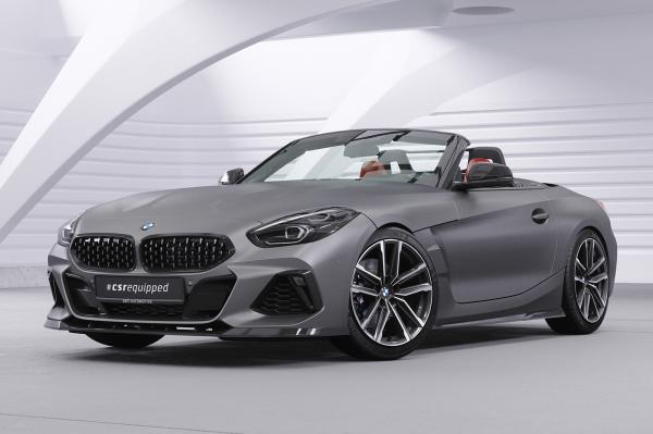 CSR Frontspoiler | Cup-Spoilerlippe mit ABE für BMW Z4 (G29) M-Paket/M40i CSL498-G Glossy schwarz Hochglanz (keine Lackierung erforderlich)