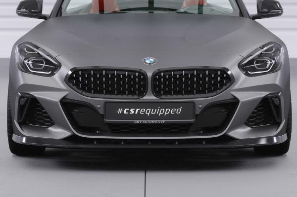 CSR Frontspoiler | Cup-Spoilerlippe mit ABE für BMW Z4 (G29) M-Paket/M40i CSL498-G Glossy schwarz Hochglanz (keine Lackierung erforderlich)