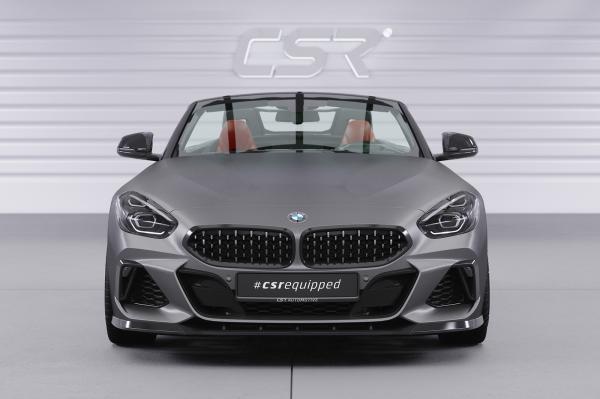 CSR Frontspoiler | Cup-Spoilerlippe mit ABE für BMW Z4 (G29) M-Paket/M40i CSL498-G Glossy schwarz Hochglanz (keine Lackierung erforderlich)