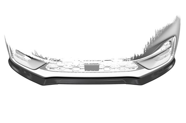 CSR Frontspoiler | Cup-Spoilerlippe mit ABE für Ford Puma ST-Line CSL504-S strukturiert schwarz matt (keine Lackierung erforderlich)