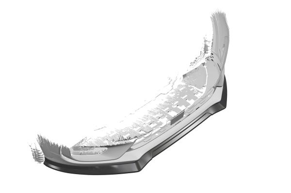 CSR Frontspoiler | Cup-Spoilerlippe mit ABE für Ford Puma ST-Line CSL504-S strukturiert schwarz matt (keine Lackierung erforderlich)