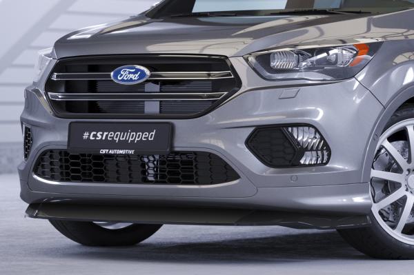 CSR Frontspoiler | Cup-Spoilerlippe mit ABE für Ford Kuga 2 CSL507-G Glossy schwarz Hochglanz (keine Lackierung erforderlich)