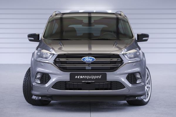 CSR Frontspoiler | Cup-Spoilerlippe mit ABE für Ford Kuga 2 CSL507-G Glossy schwarz Hochglanz (keine Lackierung erforderlich)