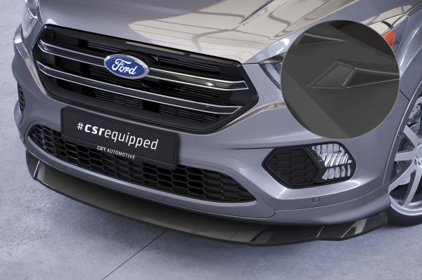 CSR Frontspoiler | Cup-Spoilerlippe mit ABE für Ford Kuga 2 CSL507-L Lackierung erforderlich (unlackiert roh)