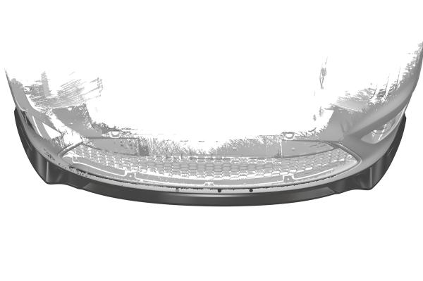 CSR Frontspoiler | Cup-Spoilerlippe mit ABE für Ford Focus MK2 ST CSL509-G Glossy schwarz Hochglanz (keine Lackierung erforderlich)