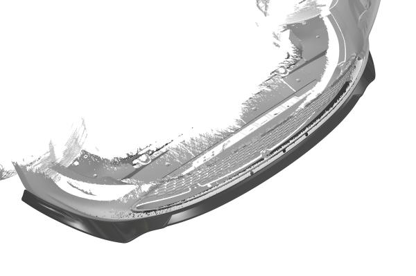 CSR Frontspoiler | Cup-Spoilerlippe mit ABE für Ford Focus MK2 ST CSL509-G Glossy schwarz Hochglanz (keine Lackierung erforderlich)