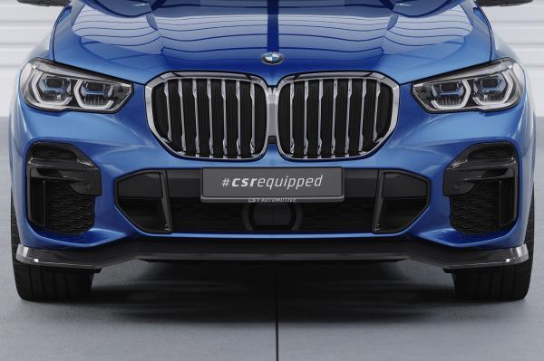 CSR Frontspoiler | Cup-Spoilerlippe mit ABE für BMW X5 (G05) M-Paket CSL513-L Lackierung erforderlich (unlackiert roh)