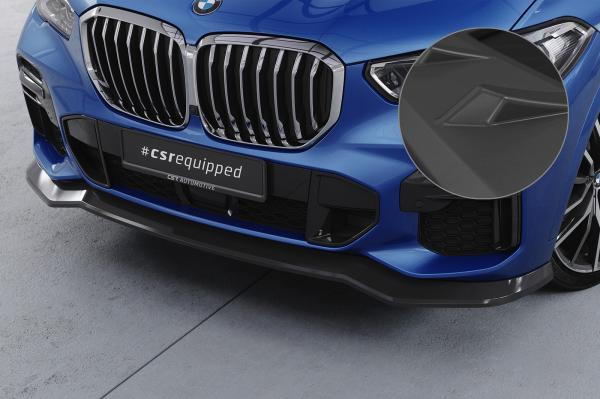 CSR Frontspoiler | Cup-Spoilerlippe mit ABE für BMW X5 (G05) M-Paket CSL513-L Lackierung erforderlich (unlackiert roh)