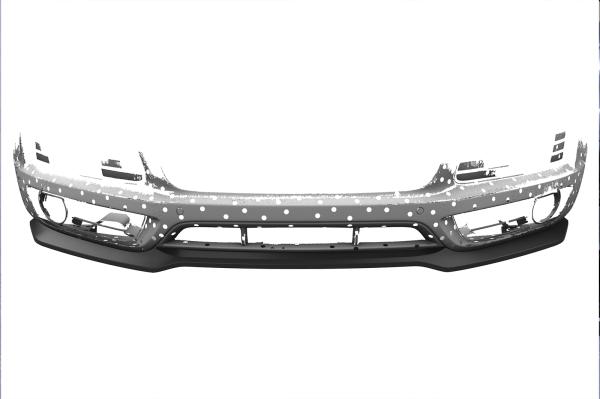 CSR Frontspoiler | Cup-Spoilerlippe mit ABE für Audi Q7 (4L) S-Line CSL515-G Glossy schwarz Hochglanz (keine Lackierung erforderlich)