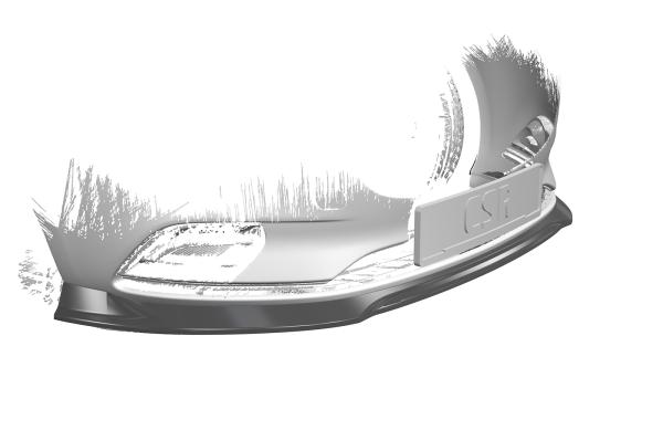 CSR Frontspoiler | Cup-Spoilerlippe mit ABE für Opel Corsa E CSL516-C Carbon Look Hochglanz (keine Lackierung erforderlich)