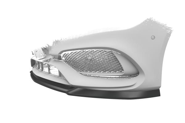 CSR Frontspoiler | Cup-Spoilerlippe mit ABE für Mercedes-Benz CLA 117 AMG-Line CSL522-G Glossy schwarz Hochglanz (keine Lackierung erforderlich)