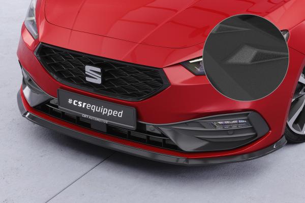CSR Frontspoiler | Cup-Spoilerlippe mit ABE für Seat Leon 4 (Typ KL) CSL523-S strukturiert schwarz matt (keine Lackierung erforderlich)