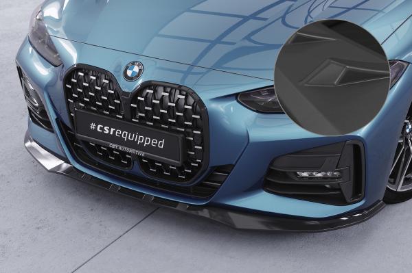 CSR Frontspoiler | Cup-Spoilerlippe mit ABE für BMW 4er (G22/G23) M-Paket und M440 CSL524-L Lackierung erforderlich (unlackiert roh)
