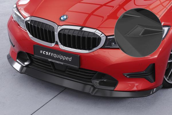 CSR Frontspoiler | Cup-Spoilerlippe mit ABE für BMW 3er(G20/G21) Limousine und Touring CSL526-L Lackierung erforderlich (unlackiert roh)