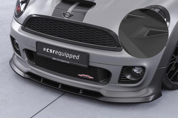 CSR Frontspoiler | Cup-Spoilerlippe mit ABE für Mini Cooper Coupe JCW (R58/R59) CSL529-L Lackierung erforderlich (unlackiert roh)