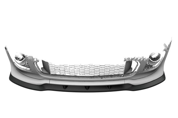 CSR Frontspoiler | Cup-Spoilerlippe mit ABE für Mini Cooper Coupe JCW (R58/R59) CSL529-C Carbon Look Hochglanz (keine Lackierung erforderlich)