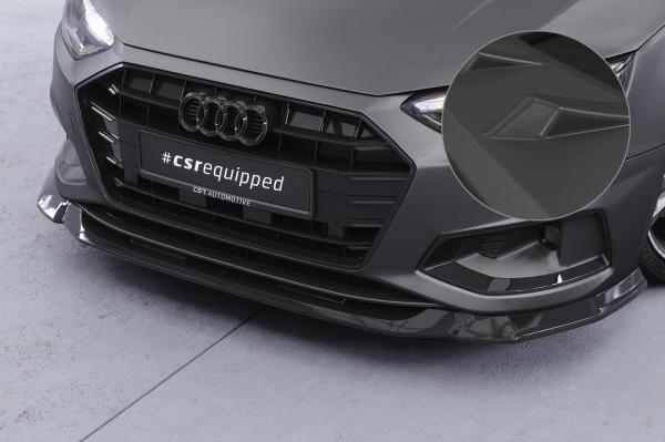 CSR Frontspoiler | Cup-Spoilerlippe mit ABE für Audi A4 B9 (Typ 8W) CSL530-L Lackierung erforderlich (unlackiert roh)