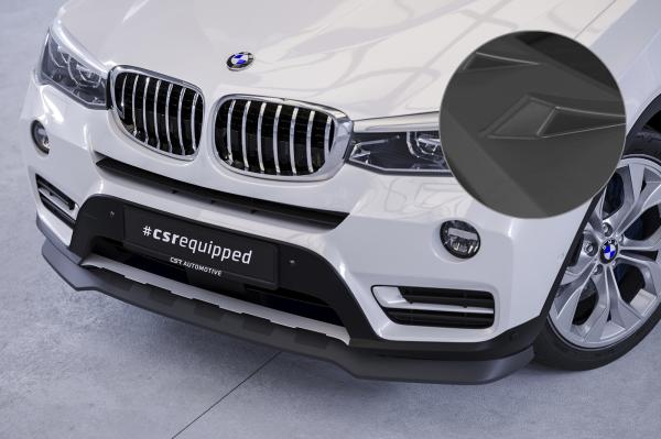 CSR Frontspoiler | Cup-Spoilerlippe mit ABE für BMW X3 (F25) LCI CSL532-L Lackierung erforderlich (unlackiert roh)