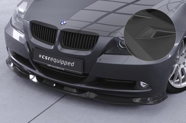 CSR Frontspoiler | Cup-Spoilerlippe mit ABE für BMW 3er (E90/E91) Limousine und Touring CSL536-L Lackierung erforderlich (unlackiert roh)