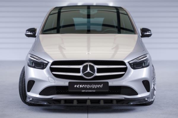 CSR Frontspoiler | Cup-Spoilerlippe mit ABE für Mercedes-Benz B-Klasse W247 CSL537-S strukturiert schwarz matt (keine Lackierung erforderlich)