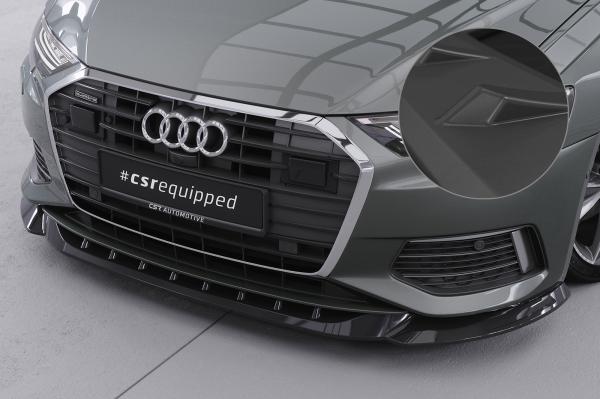 CSR Frontspoiler | Cup-Spoilerlippe mit ABE für Audi A6 C8 (Typ 4K/F2) CSL543-L Lackierung erforderlich (unlackiert roh)